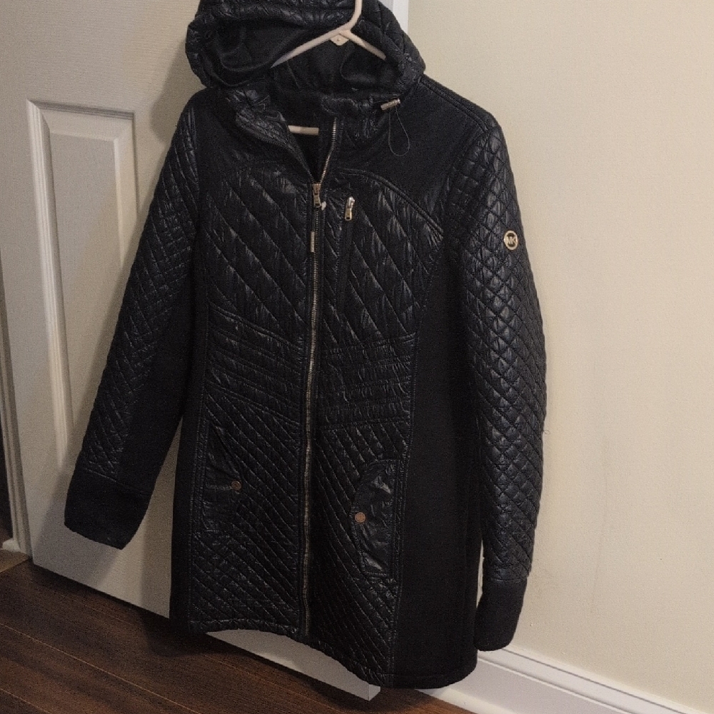 Michael Kors Black Quilted Puffer Jacket
